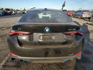 2023 BMW i4 eDrive40 with VIN WBY73AW06PFR11815, listed as a Copart auction lot 73943643 with 5,262 mi miles. Bid and sale history available at carsss.com. Image 6.