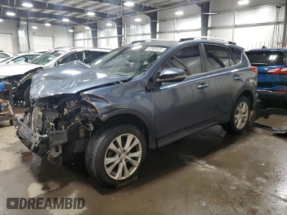 2013 Toyota RAV4 Limited with VIN 2T3DFREV0DW101128, listed as a Copart auction lot 47611495 with 211,733 mi miles and Salvage Title. Bid and sale history available at carsss.com. Image 1.