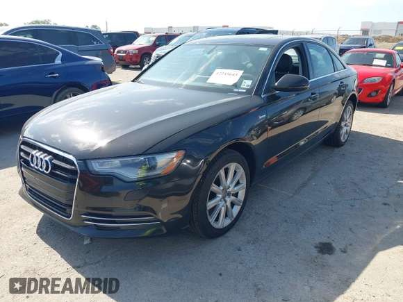 2014 Audi A6 Premium Plus with VIN WAUFGAFC8EN031369, listed as a IAAI auction lot 42245643 with Not provided miles and . Bid and sale history available at DreamBid. Image 17.