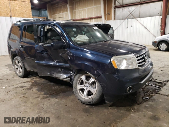 2012 Honda Pilot EX-L with VIN 5FNYF4H51CB079306, listed as a Copart auction lot 46142155 with 197,404 mi miles and Salvage Title. Bid and sale history available at DreamBid. Image 4.
