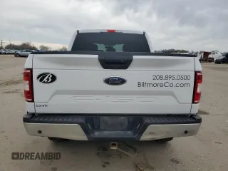 2018 Ford F-150 XL with VIN 1FTEW1E54JFA51448, listed as a Copart auction lot 49823785 with 95,996 mi miles and Salvage Title. Bid and sale history available at carsss.com. Image 6.