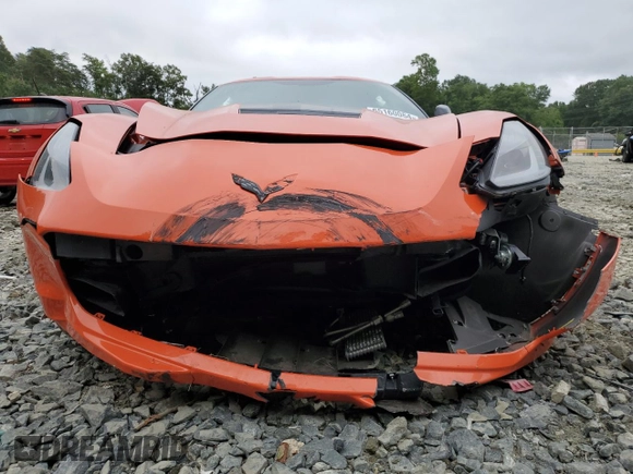 2019 Chevrolet Corvette Z51 1LT z VIN 1G1YH2D78K5100196, wystawiony jako Copart lot #65160064 z przebiegiem 23 141 mil mil oraz Szkoda całkowita • Salvage title. Historia ofert i sprzedaży dostępna na DreamBid. Obrazek 5.