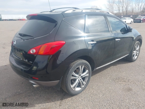 2009 Nissan Murano SL with VIN JN8AZ18W69W110865, listed as a IAAI auction lot 41830697 with 131,602 mi miles. Bid and sale history available at carsss.com. Image 4.