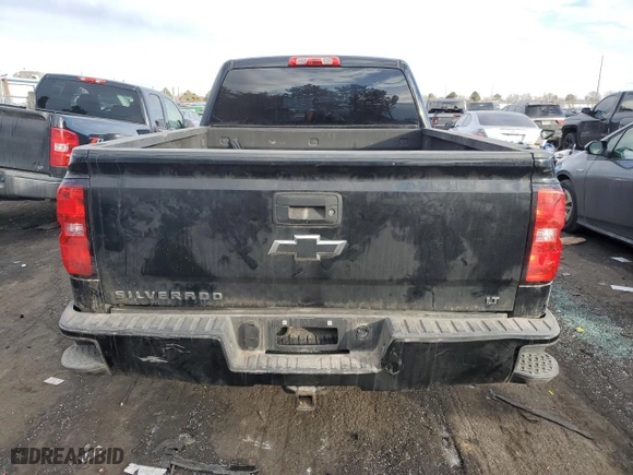 2018 Chevrolet Silverado 1500 LT with VIN 3GCUKREC2JG214570, listed as a Copart auction lot 43422015 with 145,465 mi miles and Salvage Title. Bid and sale history available at carsss.com. Image 6.