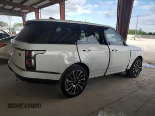 2020 Land Rover Range Rover with VIN SALGR2SU0LA570488, listed as a Copart auction lot 73030624 with 42,616 mi miles and Salvage title. Bid and sale history available at DreamBid. Image 3.