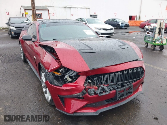 2019 Ford Mustang GT with VIN 1FA6P8CF8K5172826, listed as a IAAI auction lot 41711529 with 41,184 mi miles. Bid and sale history available at carsss.com. Image 6.