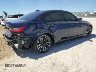 2024 BMW 3 Series M340i with VIN 3MW49FS05R8E12423, listed as a Copart auction lot 49777375 with 0 mi miles and Salvage Title. Bid and sale history available at carsss.com. Image 3.