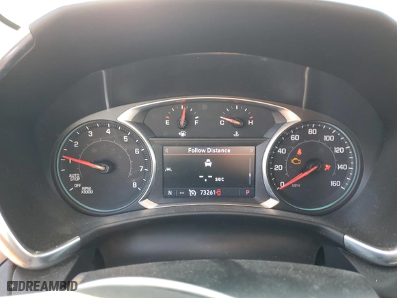 2020 Chevrolet Equinox Premier with VIN 2GNAXNEV7L6165449, listed as a Copart auction lot 47382675 with 73,261 mi miles and Non Repairable. Bid and sale history available at carsss.com. Image 9.