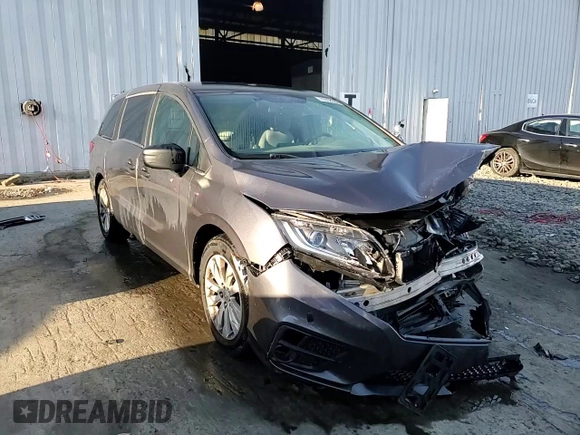 2019 Honda Odyssey LX with VIN 5FNRL6H24KB023597, listed as a Copart auction lot 81958364 with 135,347 mi miles and Salvage Title. Bid and sale history available at DreamBid. Image 15.