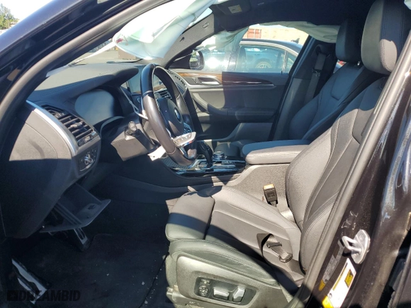 2021 BMW X4 M40i with VIN 5UX2V5C0XM9G31201, listed as a Copart auction lot 60274654 with 0 mi miles and Salvage Title. Bid and sale history available at carsss.com. Image 7.
