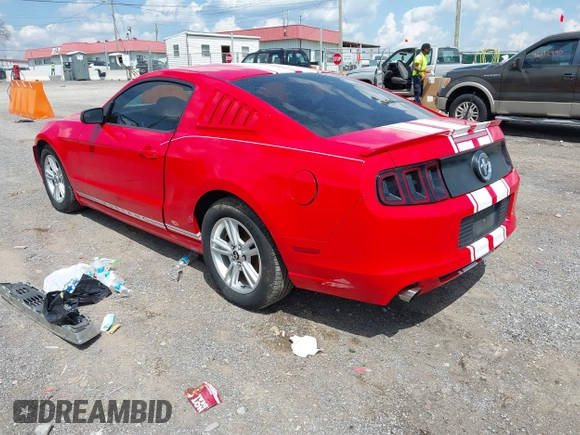 2014 Ford Mustang V6 with VIN 1ZVBP8AMXE5223660, listed as a IAAI auction lot 42009379 with 83,329 mi miles. Bid and sale history available at carsss.com. Image 3.