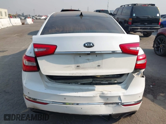 2015 Kia Cadenza Premium with VIN KNALN4D70F5196706, listed as a IAAI auction lot 41262917 with 189,340 mi miles. Bid and sale history available at carsss.com. Image 15.