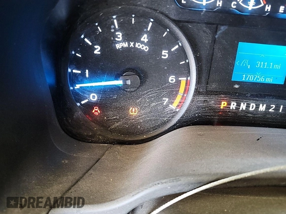 2019 Ford F-250 XL with VIN 1FT7X2B64KEE42034, listed as a IAAI auction lot 42716725 with 170,756 mi miles and . Bid and sale history available at DreamBid. Image 8.