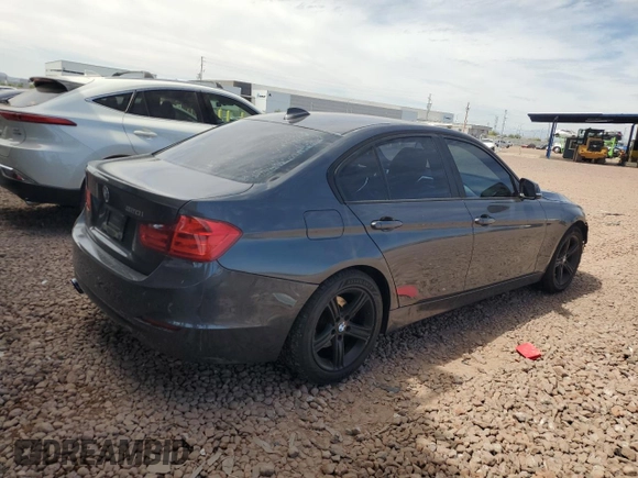2015 BMW 3 Series 320i with VIN WBA3B1G59FNT01695, listed as a Copart auction lot 50655635 with 133,405 mi miles and Salvage Title. Bid and sale history available at carsss.com. Image 3.