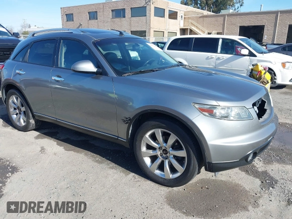 2004 Infiniti FX with VIN JNRAS08W74X213340, listed as a IAAI auction lot 41492249 with 128,109 mi miles and . Bid and sale history available at DreamBid. Image 1.