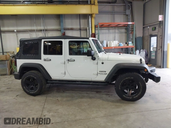 2018 Jeep Wrangler Unlimited Sport with VIN 1C4BJWDG8JL859885, listed as a IAAI auction lot 41205279 with 47,941 mi miles and . Bid and sale history available at DreamBid. Image 14.