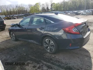 2017 Honda Civic Sedan EX-L with VIN 2HGFC1F74HH641043, listed as a Copart auction lot 53708745 with 87,662 mi miles and Salvage Title. Bid and sale history available at carsss.com. Image 2.