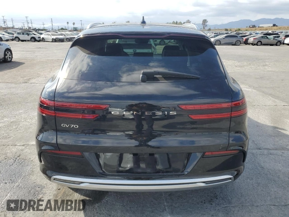 2024 Genesis GV70 Advanced with VIN 5NMMCET1XRH001681, listed as a Copart auction lot 54874865 with 15,991 mi miles and Salvage title. Bid and sale history available at DreamBid. Image 6.