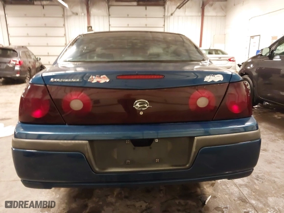 2003 Chevrolet Impala with VIN 2G1WF52E039178461, listed as a IAAI auction lot 41492031 with 237,607 mi miles. Bid and sale history available at carsss.com. Image 16.