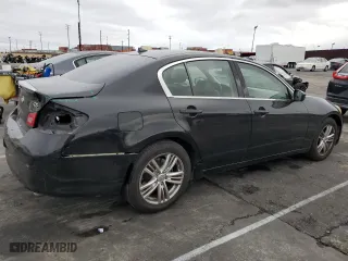 2012 Infiniti G25 Sedan Journey with VIN JN1DV6AP9CM700021, listed as a Copart auction lot 43631315 with 133,822 mi miles and Salvage Title. Bid and sale history available at carsss.com. Image 3.