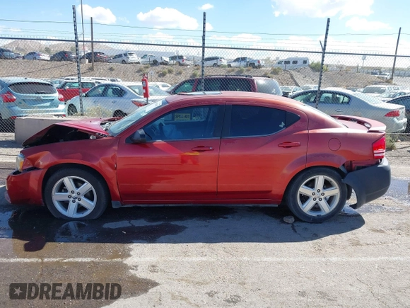 2008 Dodge Avenger SXT with VIN 1B3LC56R98N169618, listed as a IAAI auction lot 40626545 with 153,921 mi miles. Bid and sale history available at carsss.com. Image 14.