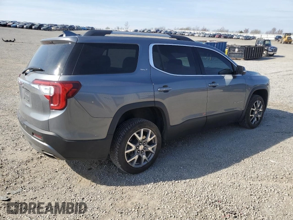 2020 GMC Acadia SLT with VIN 1GKKNMLS2LZ147424, listed as a Copart auction lot 51112945 with 79,032 mi miles and Salvage Title. Bid and sale history available at DreamBid. Image 3.