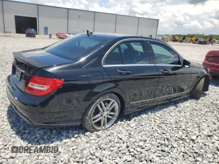 2014 Mercedes-Benz C 250 Sport with VIN WDDGF4HB8ER304938, listed as a Copart auction lot 62833835 with 151,199 mi miles and Salvage title. Bid and sale history available at DreamBid. Image 3.
