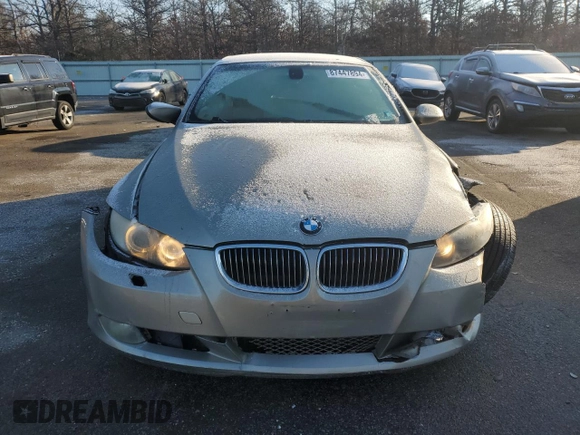 2007 BMW 3 Series 335i with VIN WBAWL73527PX50984, listed as a Copart auction lot 87447894 with 136,611 mi miles and Salvage Title. Bid and sale history available at carsss.com. Image 5.