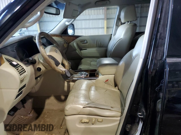 2012 Infiniti QX56 7-passenger with VIN JN8AZ2NF0C9515880, listed as a Copart auction lot 79430204 with 190,635 mi miles and Clean Title. Bid and sale history available at carsss.com. Image 9.