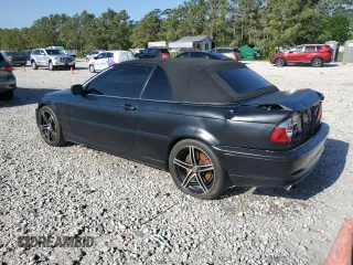 2002 BMW 3 Series 330Ci with VIN WBABS534X2JU90049, listed as a Copart auction lot 52205255 with 160,746 mi miles and Salvage Title. Bid and sale history available at carsss.com. Image 2.