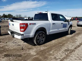 2023 Ford F-150 XL with VIN 1FTFW1E51PKD39061, listed as a Copart auction lot 88540555 with 35,405 mi miles and Salvage Title. Bid and sale history available at carsss.com. Image 3.