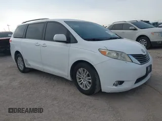 2011 Toyota Sienna XLE AAS with VIN 5TDYK3DC8BS108689, listed as a IAAI auction lot 42308965 with 179,524 mi miles and . Bid and sale history available at DreamBid. Image 1.