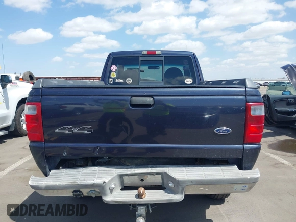 2002 Ford Ranger XL Fleet with VIN 1FTZR45E62PA15654, listed as a IAAI auction lot 42052712 with 208,436 mi miles. Bid and sale history available at carsss.com. Image 16.