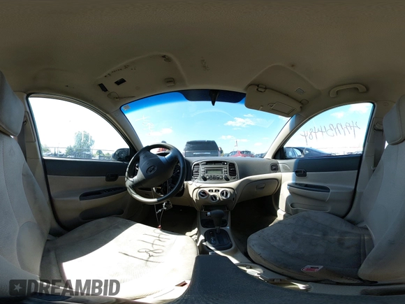 2007 Hyundai Accent GLS with VIN KMHCN46C47U101984, listed as a IAAI auction lot 42234484 with 185,048 mi miles and . Bid and sale history available at DreamBid. Image 21.