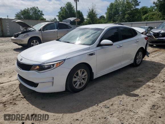 2016 Kia Optima LX with VIN 5XXGT4L36GG057136, listed as a Copart auction lot 56056965 with 118,478 mi miles and Salvage title. Bid and sale history available at DreamBid. Image 1.