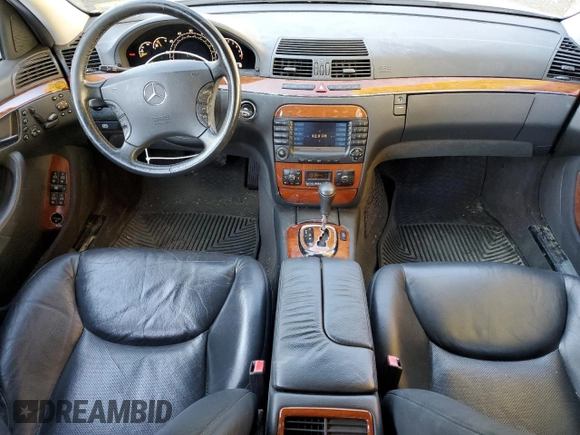 2006 Mercedes-Benz S 430 with VIN WDBNG83J86A461436, listed as a Copart auction lot 74079764 with 153,399 mi miles and Salvage Title. Bid and sale history available at carsss.com. Image 8.