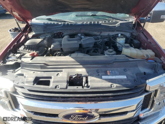 2017 Ford Super Duty F-250 SRW Lariat with VIN 1FT7W2B61HEB29258, listed as a Copart auction lot 48740465 with 100,075 mi miles and Salvage Title. Bid and sale history available at carsss.com. Image 11.