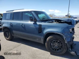 2023 Land Rover Defender SE with VIN SALEP7EU1P2207252, listed as a Copart auction lot 49336395 with 20,179 mi miles and Salvage title. Bid and sale history available at DreamBid. Image 4.