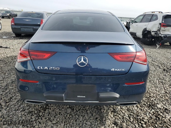 2020 Mercedes-Benz CLA with VIN W1K5J4HB9LN117556, listed as a Copart auction lot 43770275 with 0 mi miles and Salvage Title. Bid and sale history available at carsss.com. Image 6.