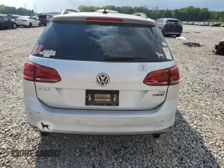 2017 Volkswagen Golf SportWagen S with VIN 3VW017AU0HM500592, listed as a Copart auction lot 70609304 with 0 mi miles and Salvage Title. Bid and sale history available at carsss.com. Image 6.