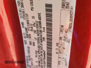 2015 Ford F-150 XLT с VIN 1FTEW1EG0FFB44847, выставлен на аукционе Copart как лот 62765255 с пробегом Не указан миль и Списание • Salvage title. История ставок и продаж доступна на DreamBid. Изображение 12.