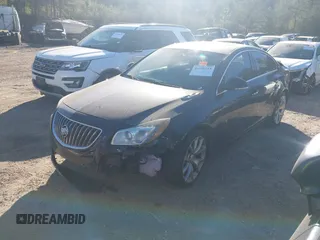 2013 Buick Regal GS with VIN 2G4GV5GV1D9155839, listed as a IAAI auction lot 41692232 with 134,111 mi miles. Bid and sale history available at carsss.com. Image 2.