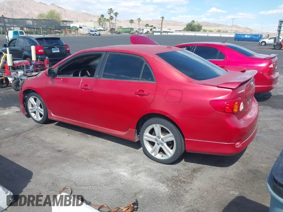 2009 Toyota Corolla XRS with VIN 1NXBE40E49Z011355, listed as a IAAI auction lot 42169188 with Not Provided miles. Bid and sale history available at carsss.com. Image 3.