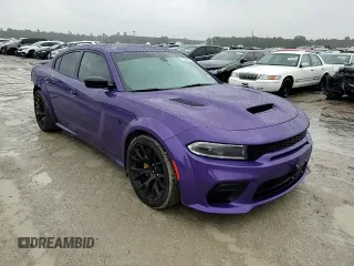 2023 Dodge Charger SRT Hellcat Widebody Jailbreak with VIN 2C3CDXL97PH585769, listed as a Copart auction lot 42298925 with 5,388 mi miles and Salvage Title. Bid and sale history available at carsss.com. Image 12.