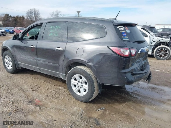 2016 Chevrolet Traverse LS with VIN 1GNKRFED5GJ286226, listed as a IAAI auction lot 41652657 with 105,354 mi miles. Bid and sale history available at carsss.com. Image 3.