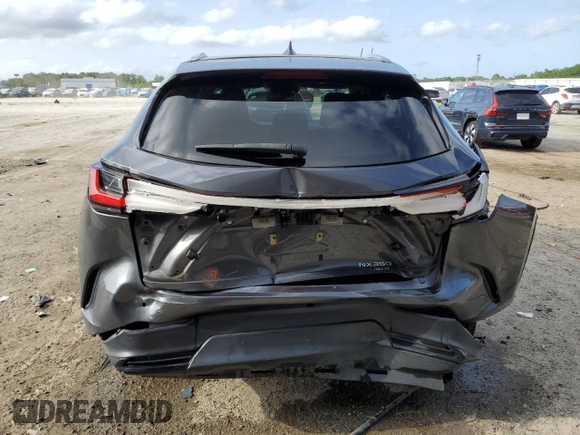 2022 Lexus NX with VIN 2T2GGCEZ3NC002952, listed as a Copart auction lot 52672645 with 47,855 mi miles and Non Repairable. Bid and sale history available at carsss.com. Image 6.