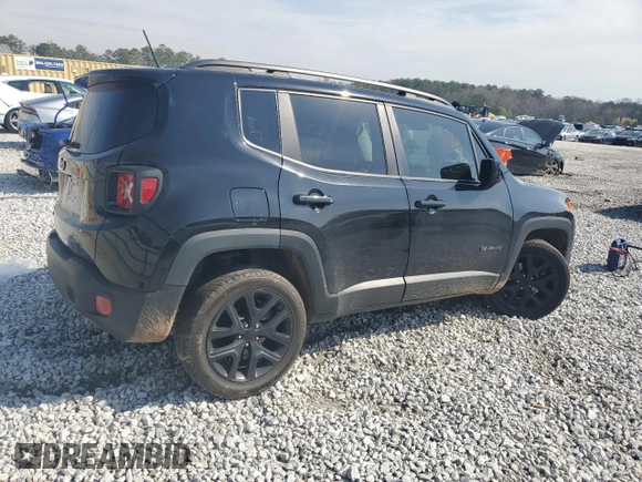 2017 Jeep Renegade Altitude with VIN ZACCJBBH6HPG29616, listed as a Copart auction lot 48911005 with 121,526 mi miles and Salvage title. Bid and sale history available at DreamBid. Image 3.