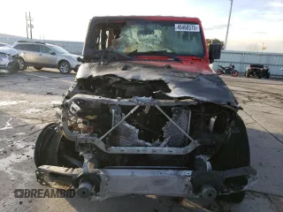 2021 Jeep Wrangler Sport with VIN 1C4GJXAG9MW614936, listed as a Copart auction lot 45460575 with Not Provided miles and Salvage Title. Bid and sale history available at DreamBid. Image 5.