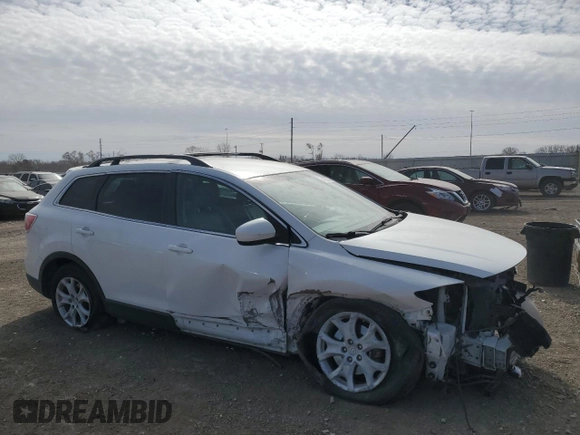2012 Mazda CX-9 Touring with VIN JM3TB3CA3C0336475, listed as a Copart auction lot 47090375 with 227,890 mi miles and Salvage title. Bid and sale history available at DreamBid. Image 4.