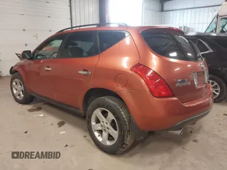 2003 Nissan Murano SL with VIN JN8AZ08W23W233886, listed as a IAAI auction lot 42000477 with 49,230 mi miles and . Bid and sale history available at DreamBid. Image 3.